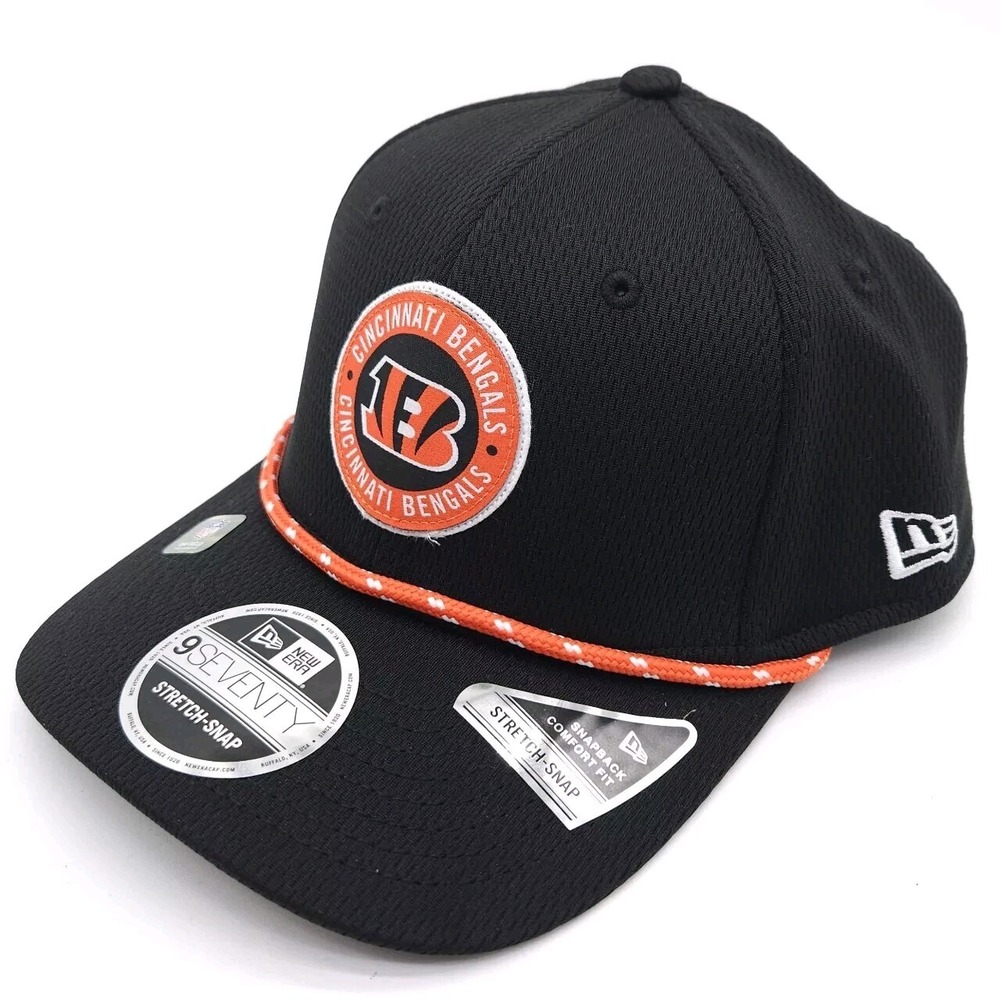 Cincinnati Bengals New Era 9Seventy 2024 Sideline Snapback Rope Hat NFL Ball Cap